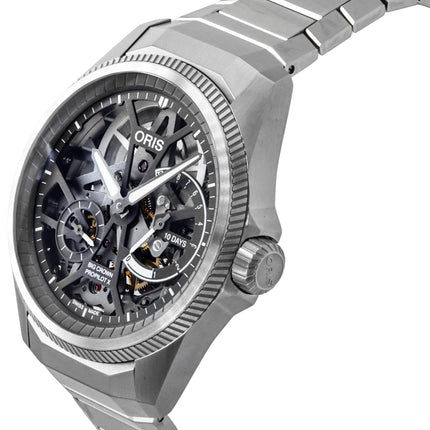 Montre homme Oris Propilot X Titanium Grey Skeleton Dial Automatic 01-115-7759-7153-Set7-22-01TLC 100M
