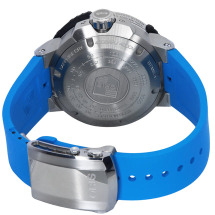 Montre de plongée automatique Oris Aquis Pro pour homme, bracelet en caoutchouc, cadran bleu, 01-400-7777-7155-Set, 4 000 m