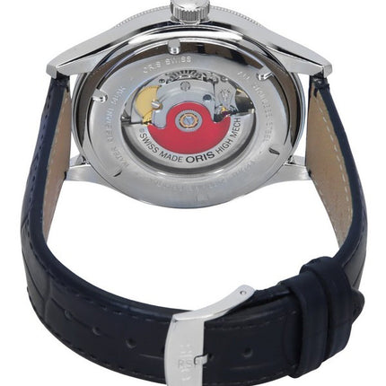 Montre Homme Oris Classic Date Bracelet Cuir Cadran Bleu Automatique 01 733 7719 4075-07 5 20 35