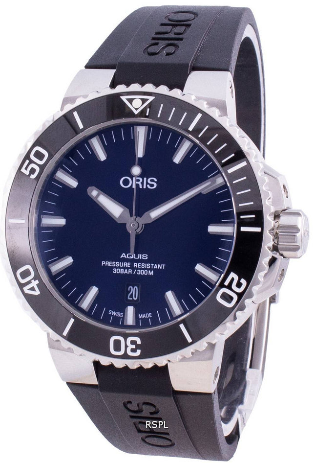 Montre Homme Oris Aquis Date 01733 7730 4135-07 4 24 64EB 01-733-7730-4135-07-4-24-64EB Automatique 300M