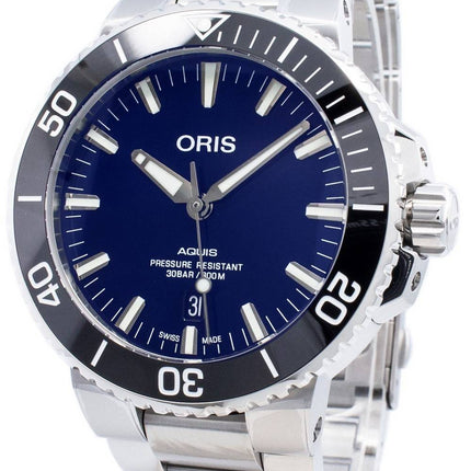 Montre Oris Aquis Date 01733 7730 4135-07 8 24 05PEB 01-733-7730-4135-07-8-24-05PEB automatique 300M masculin
