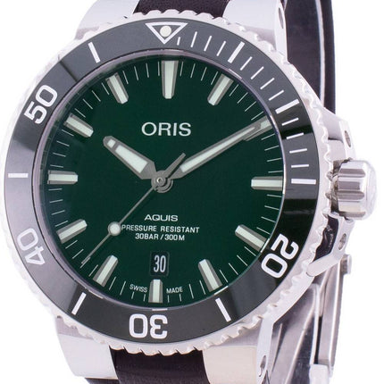 Montre Homme Oris Aquis Date 01733 7730 4157-07 5 24 10EB 01-733-7730-4157-07-5-24-10EB Automatique 300M