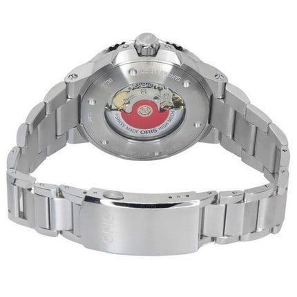 Montre de plongée automatique Oris Aquis Date Relief en acier inoxydable avec cadran rouge 01 733 7730 4158-07 8 24 05PEB 300M p