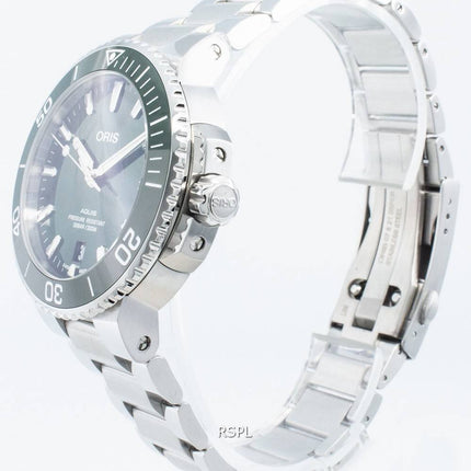 Montre Oris Aquis Date 01733 7732 4157-07 8 21 05PEB 01-733-7732-4157-07-8-21-05PEB automatique 300M masculin