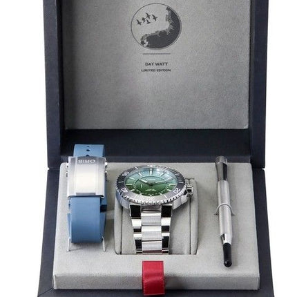 Montre de plongée automatique Oris Aquis analogique édition limitée cadran vert 01 743 7734 4197-Set 300M pour homme avec bracel