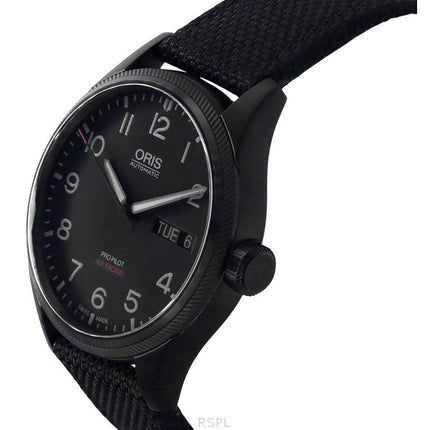 Montre Homme Oris ProPilot Air Racing Edition V Bracelet Tissu Cadran Noir Automatique 01 752 7698 4784-Set 100M