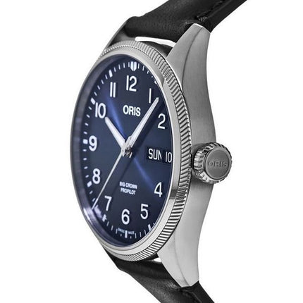 Montre pour homme Oris Big Crown ProPilot Big Date avec cadran bleu automatique 01 752 7760 4065-07 5 22 08LC 100M