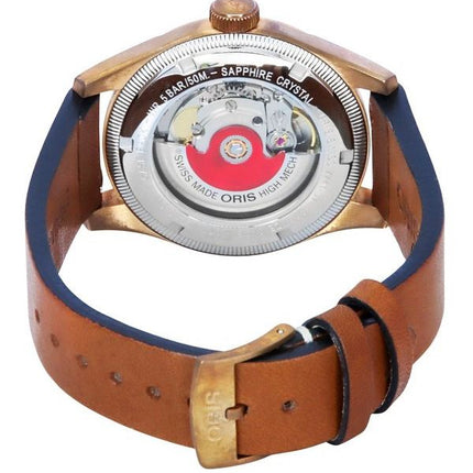 Montre Homme Oris Big Crown Bronze Pointer Date Cadran Bleu Automatique 01 754 7741 3165 07 5 20 58BR