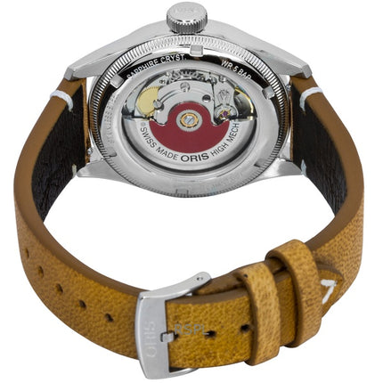 Montre homme Oris Big Crown Cervo Volante, bracelet cuir, cadran vert, automatique, 01-754-7779-4067-Set