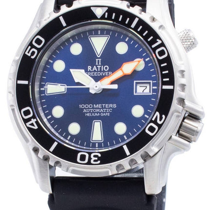 Montre Homme Ratio Free Diver Helium Safe 1000M Acier inoxydable 1066KE20-33VA-BLU Automatique