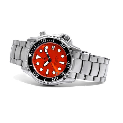 Ratio FreeDiver Helium Safe 1000M Cadran Orange Acier Inoxydable Automatique 1066KE26-33VA-ORG Montre Homme