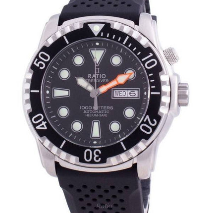 Montre Homme Ratio Free Diver Helium-Safe 1000M Sapphire Automatic 1068HA90-34VA-BLK