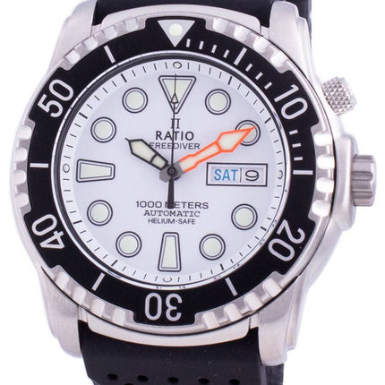 Montre Homme Ratio Free Diver Helium-Safe 1000M Sapphire Automatic 1068HA90-34VA-WHT