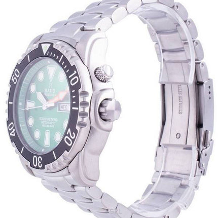Montre Homme Ratio Free Diver Helium-Safe 1000M Sapphire Automatic 1068HA96-34VA-GRN