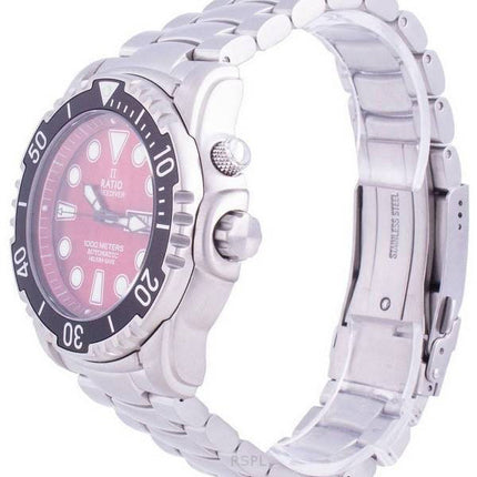 Montre homme Ratio FreeDiver Helium-Safe 1000M Sapphire Automatic 1068HA96-34VA-RED reconditionnée