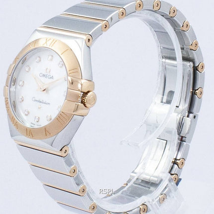 Montre Omega Constellation diamant Accents Quartz 123.20.27.60.55.003 féminin