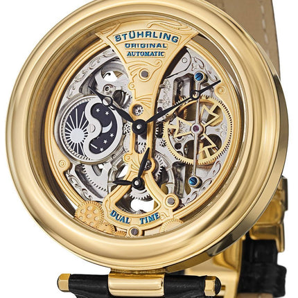 De l'empereur Stührling Original Grandeur automatique Dual Time 127A.333531 montre homme