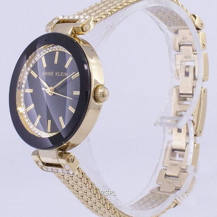 Anne Klein Quartz diamant Accents 1906BKGB Women Watch