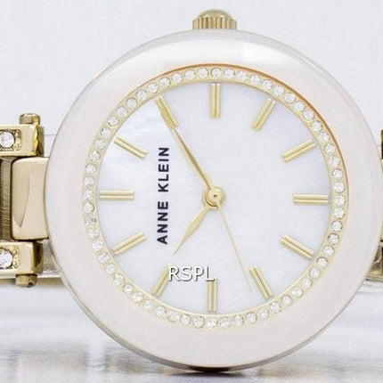 Anne Klein Quartz cristal Swarovski 1906PMGB Women Watch