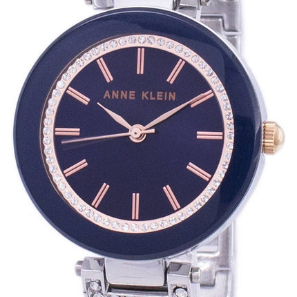 Anne Klein Quartz diamant Accent 1907NVRT Women Watch
