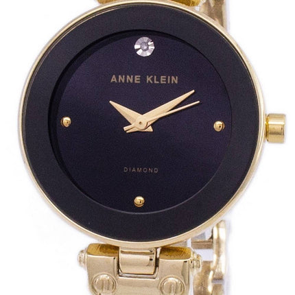 Anne Klein Quartz diamant Accents 1980BKGB Women Watch