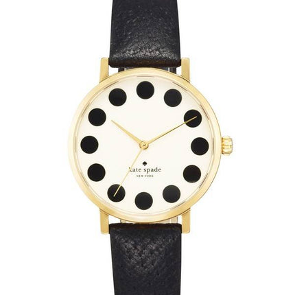 Kate Spade New York Black Dot Metro 1YRU0107 Montre Femme