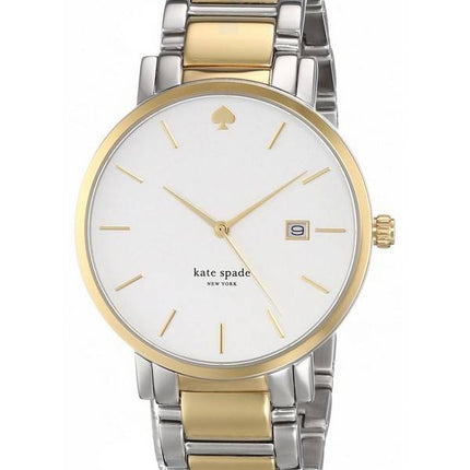 Kate Spade New York Gramercy Quartz Two Tone Bracelet 1YRU0108 Montre Femme