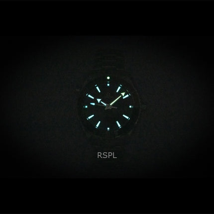 Montre de plongée automatique Omega Seamaster Planet Ocean en acier inoxydable avec cadran noir, modèle 215.30.44.21.01.002, 600 m, pour homme