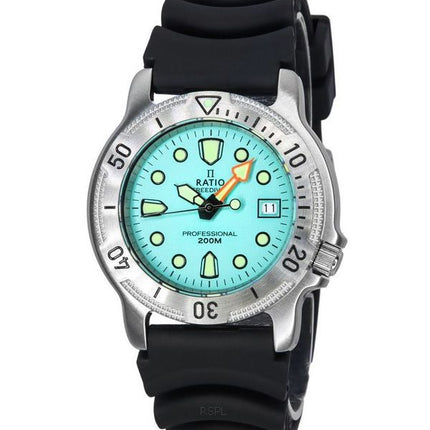 Montre pour homme Ratio FreeDiver Professional Sapphire Ice Blue Dial Quartz 22AD202-IBLU 200M