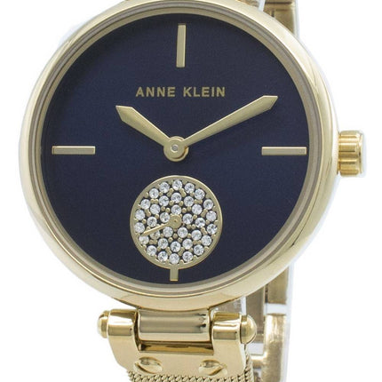 Anne Klein 3000NVGB Montre à quartz avec accents de diamants