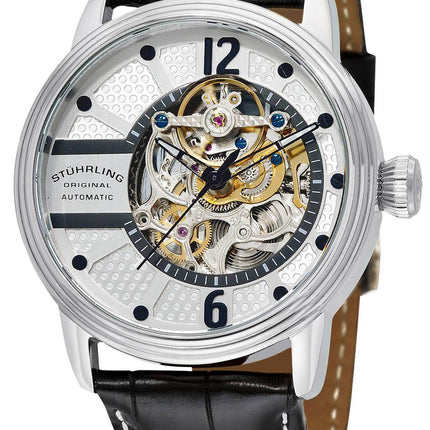 Stührling Original Prospero Classic automatique cadran squelette argent 308A.33152 montre homme