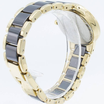 Montre Femme Anne Klein 3344BKGB à diamants de taille accentuée