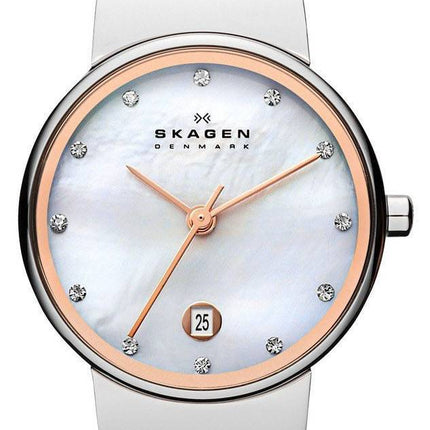 Skagen Ancher Quartz diamants Accent 355SSRS Women Watch