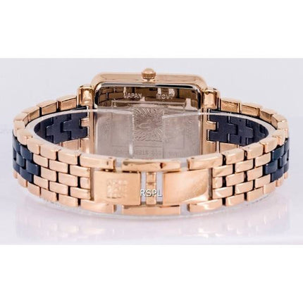 Montre pour femme Anne Klein Diamond Accents Cadran bleu Quartz 3668NVRG