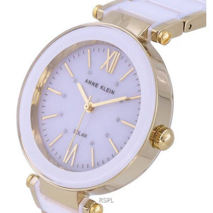 Anne Klein Céramique Cadran Blanc Quartz 3844WTGB Montre Femme