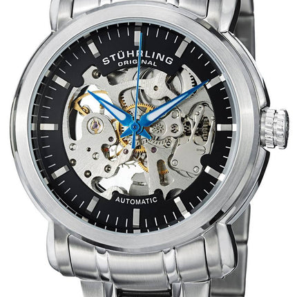 Watch Stührling Original Delphi Antium automatique squelette Dial 387.33111 hommes du Black