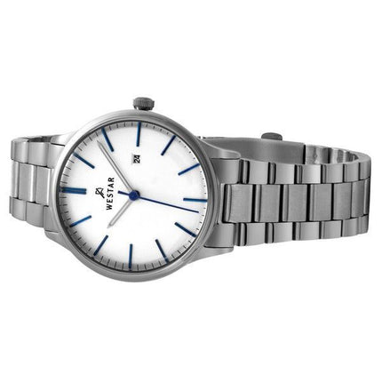 Montre pour femme Westar Profile en acier inoxydable avec cadran blanc et quartz 40182STN407