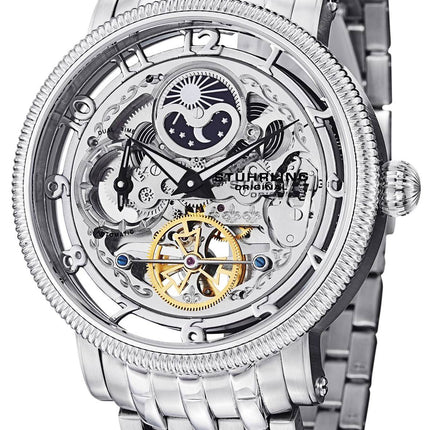 Stührling Original Symphonie automatique cadran argenté en acier inoxydable 411.33112 montre homme