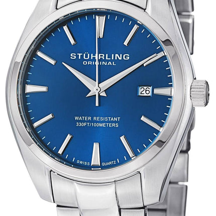 Stührling Original Ascot classique premier Swiss Quartz 414.33116 suis montre homme