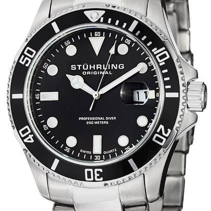 Stührling Original régate Espora Quartz Suisse Pro plongeur 417.02