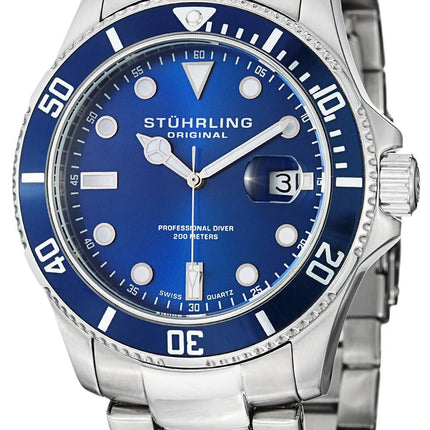 Stührling Original régate Espora Quartz Suisse Pro Diver 200M 417.03
