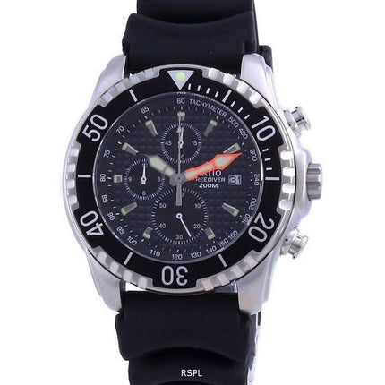 Montre Homme 200m Diver Quartz Chronograph Sapphire 48HA90-17 - CHR-BLK