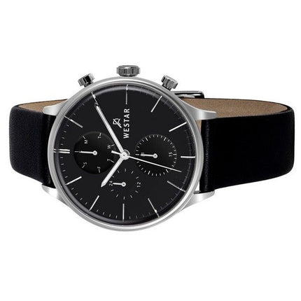 Montre pour homme Westar Profile avec bracelet en cuir et cadran noir 50192STN103