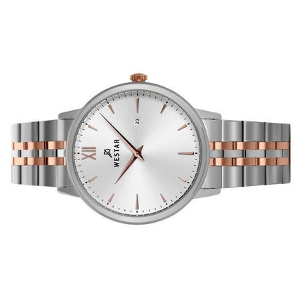 Montre pour homme Westar Profile en acier inoxydable avec cadran argenté et quartz 50215SPN607