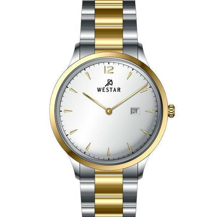 Montre pour homme Westar Profile en acier inoxydable avec cadran argenté et quartz 50218CBN107