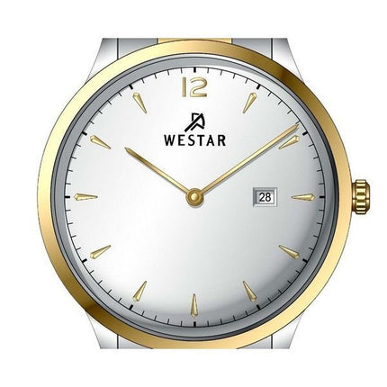 Montre pour homme Westar Profile en acier inoxydable avec cadran argenté et quartz 50218CBN107