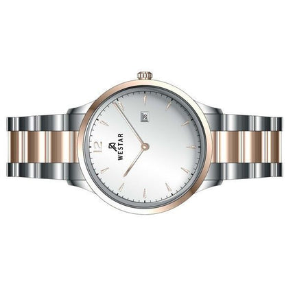 Montre pour homme Westar Profile en acier inoxydable avec cadran argenté et quartz 50218SPN607