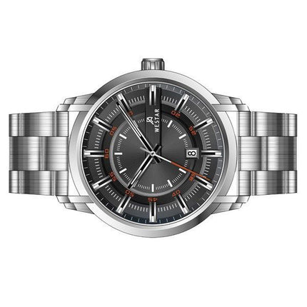 Montre pour homme Westar Profile en acier inoxydable avec cadran noir et quartz 50229STN803