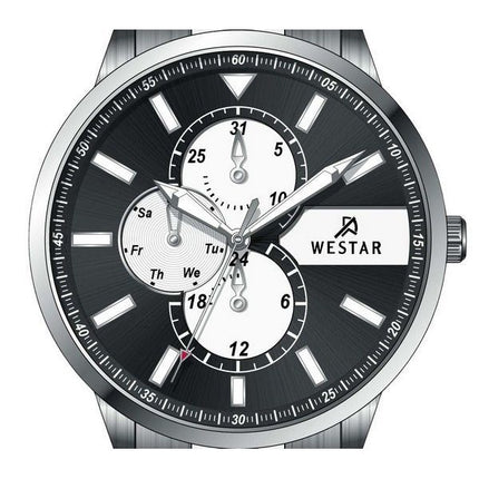 Montre pour homme Westar Profile en acier inoxydable avec cadran multifonction à quartz 50239STN103