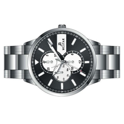 Montre pour homme Westar Profile en acier inoxydable avec cadran multifonction à quartz 50239STN103